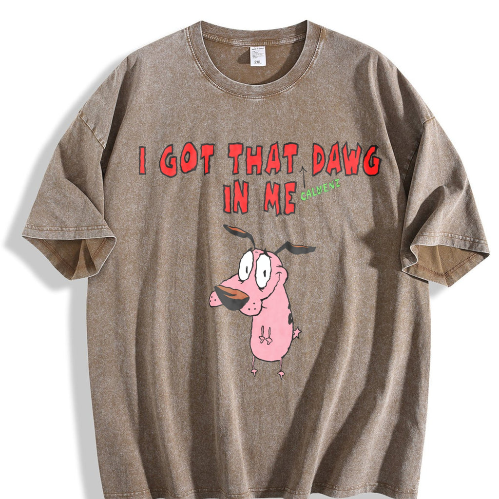I Got That Dawg In Me Womensweater Vintage Washed T-Shirt product image 3