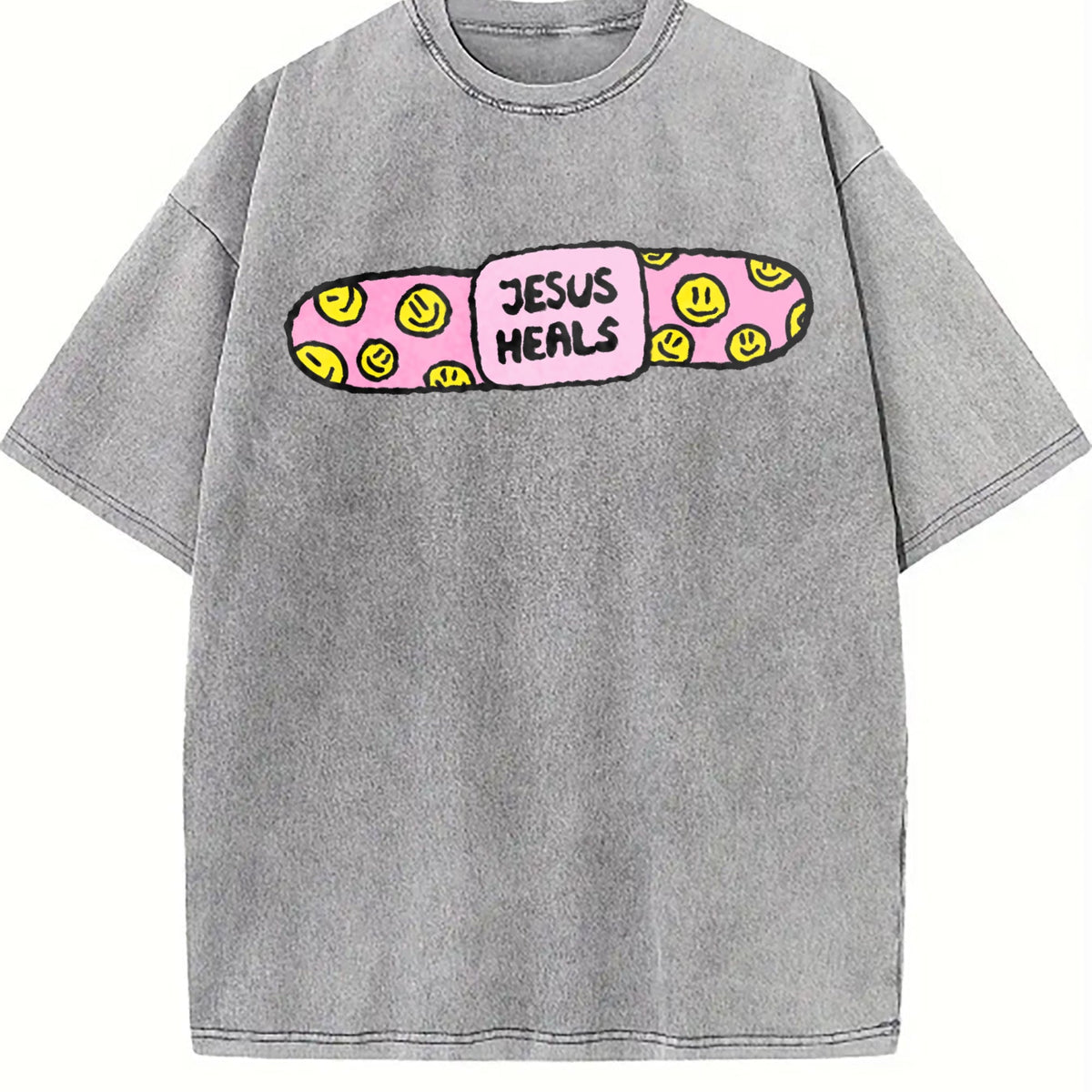 Jesus Heals Vintage Washed T-Shirt product image 4