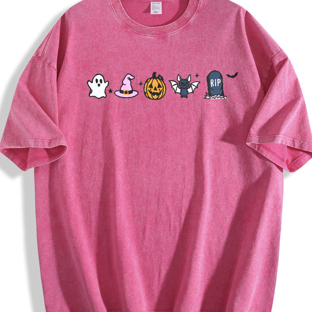 Halloween Icons Vintage Washed T-Shirt product image 7