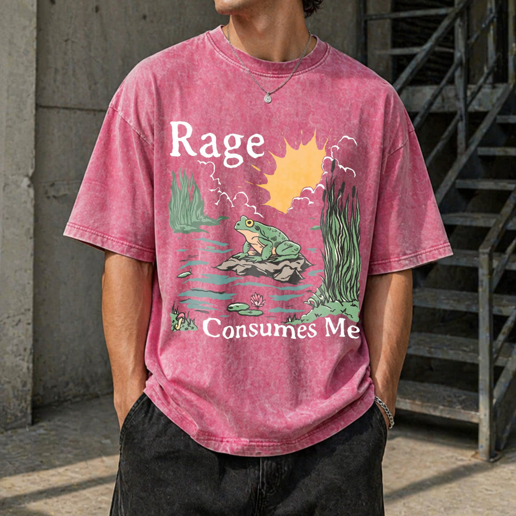 Rage Consumes Me Vintage Washed T-Shirt product image 7