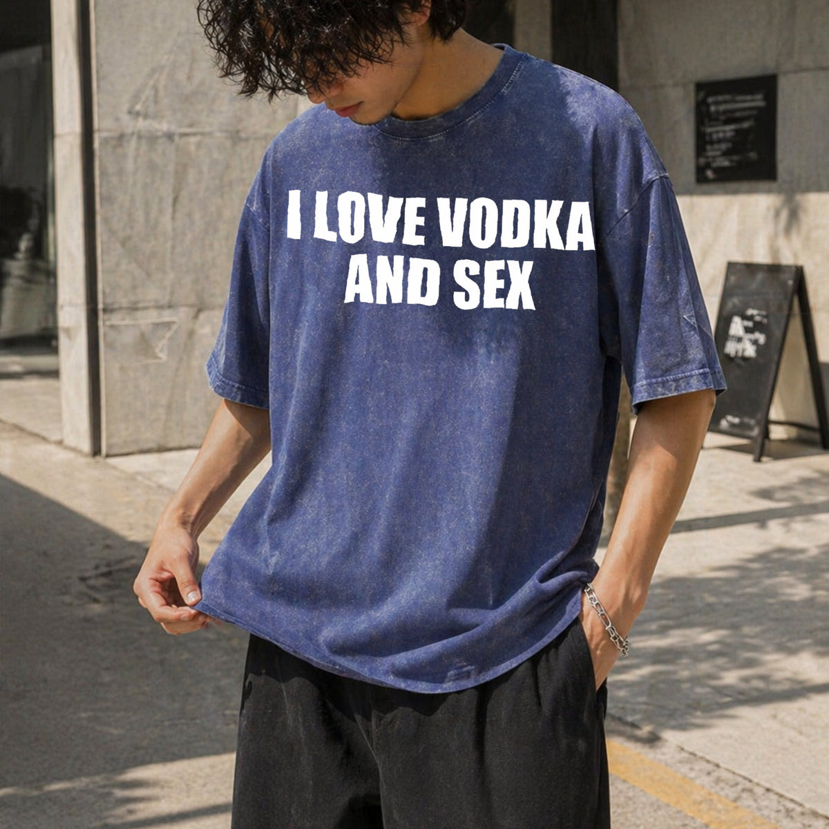 I Love Vodka And Sex Y2K Iconic Funny Meme Club Party product image 8