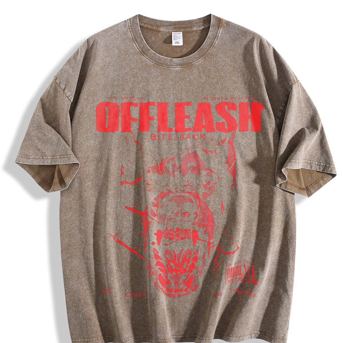 Doberman Dog Y2K Back - With Vintage Washed T-Shirt product image 3