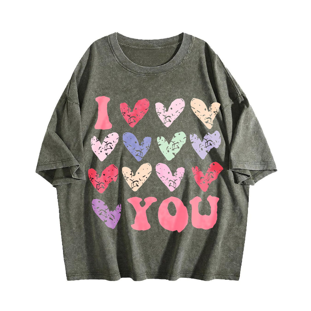 Valentine's Day Vintage Washed T-Shirt product image 4