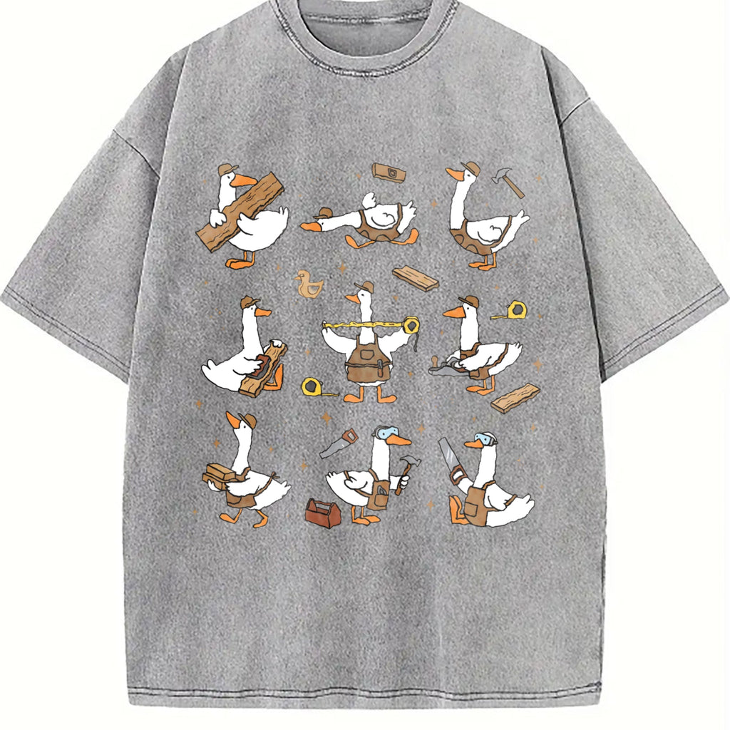 Silly Goose Woodworking Vintage Washed T-Shirt product image 4
