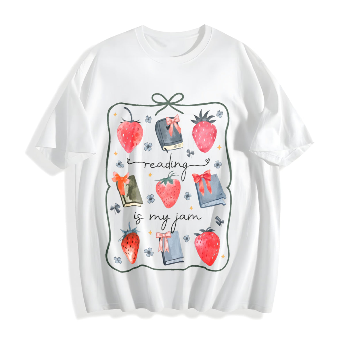 Reading Is My Jam St Patricks Cotton T-Shirt product image 2