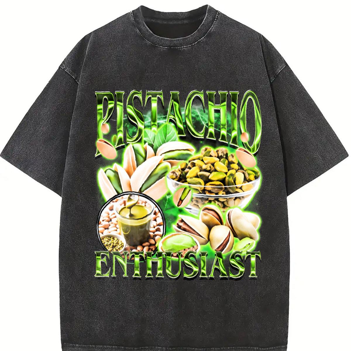 Pistachio Enthusiast 90s Vintage Washed T-Shirt product image 2