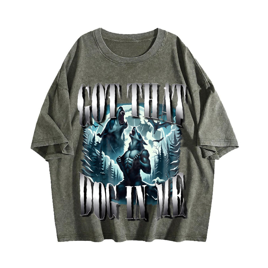 Got That Dog In Me Alpha Wolf Vintage Washed T-Shirt product image 4