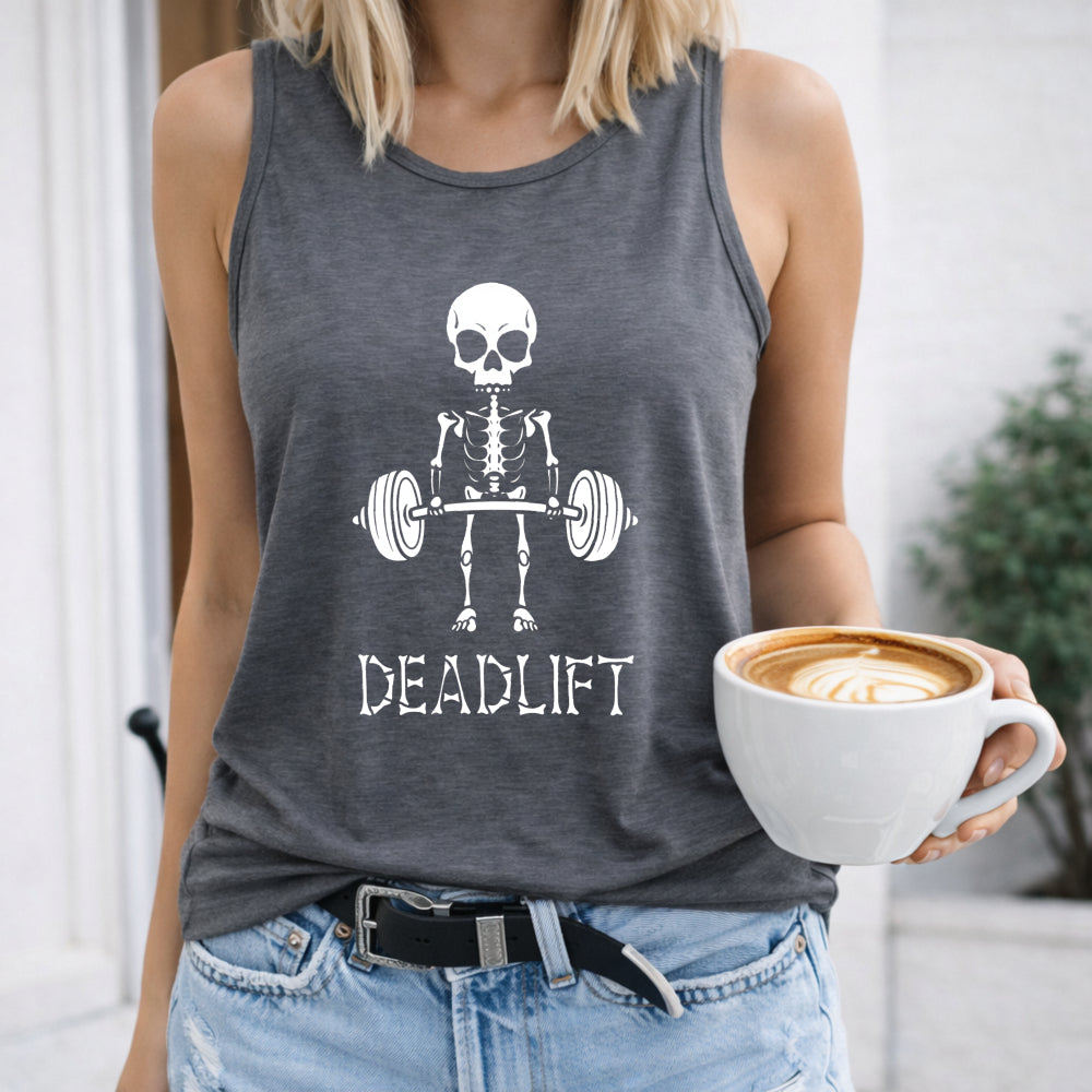 Deadlift Skeleton Gym Women's Tank Top