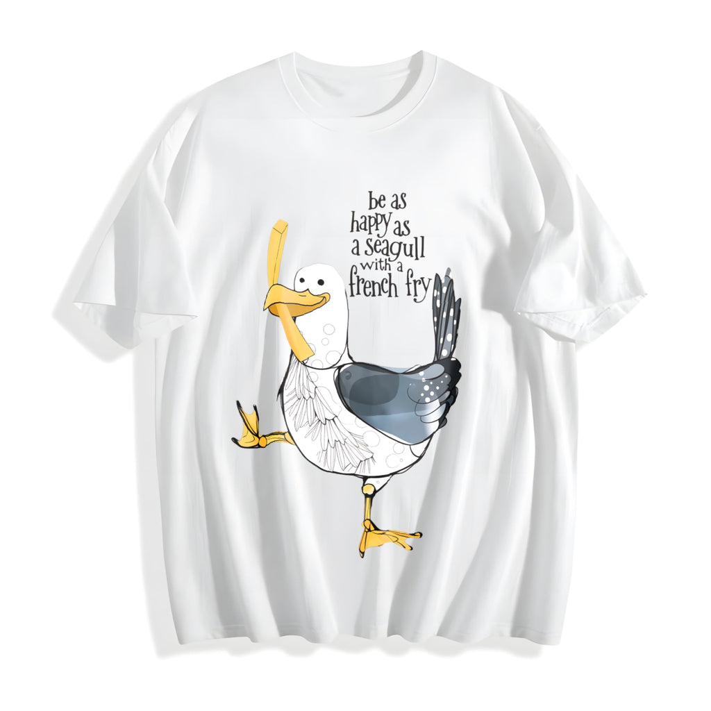 New Arrival: Summer - Happy Seagull Holding French Fries product image 2