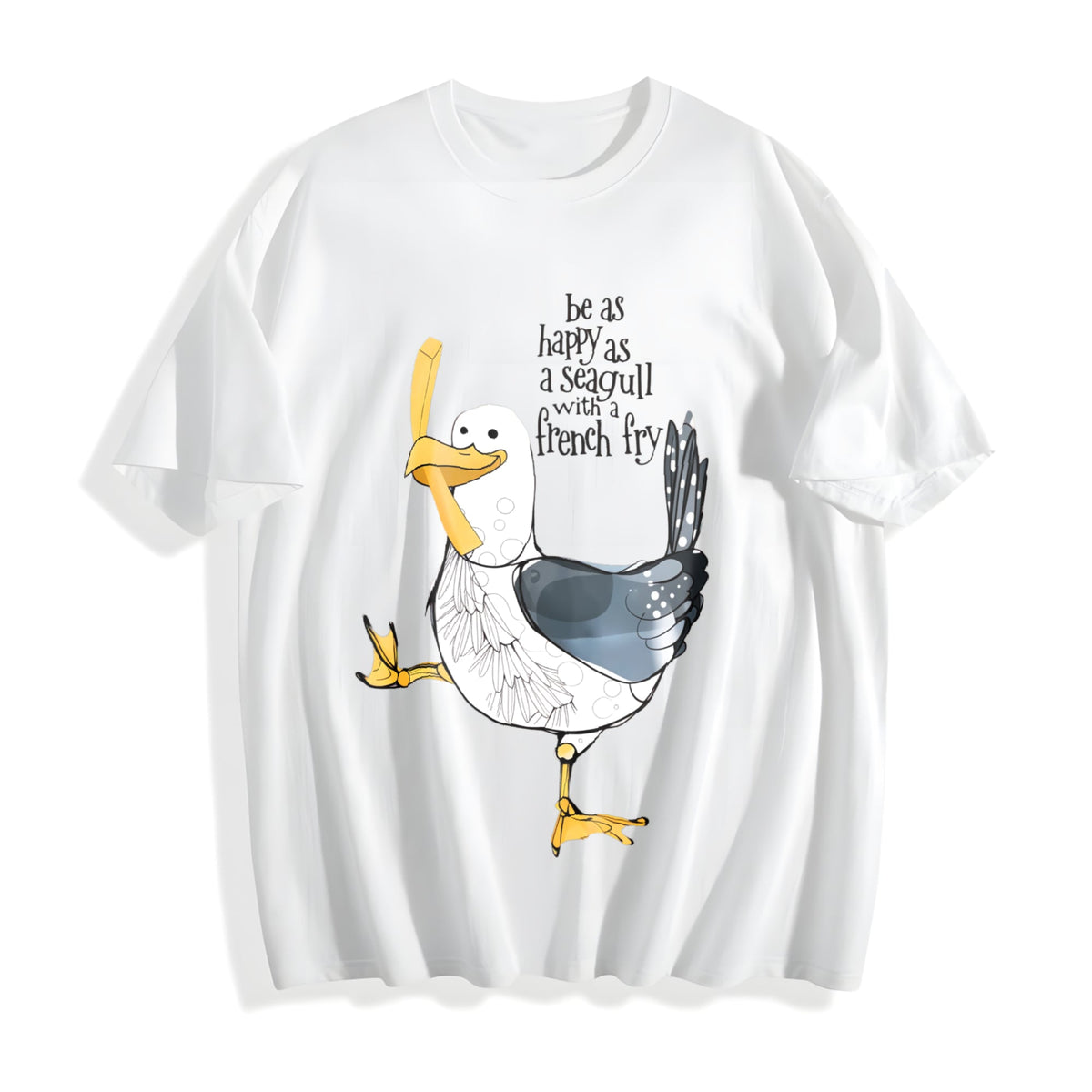 New Arrival: Summer - Happy Seagull Holding French Fries product image 2