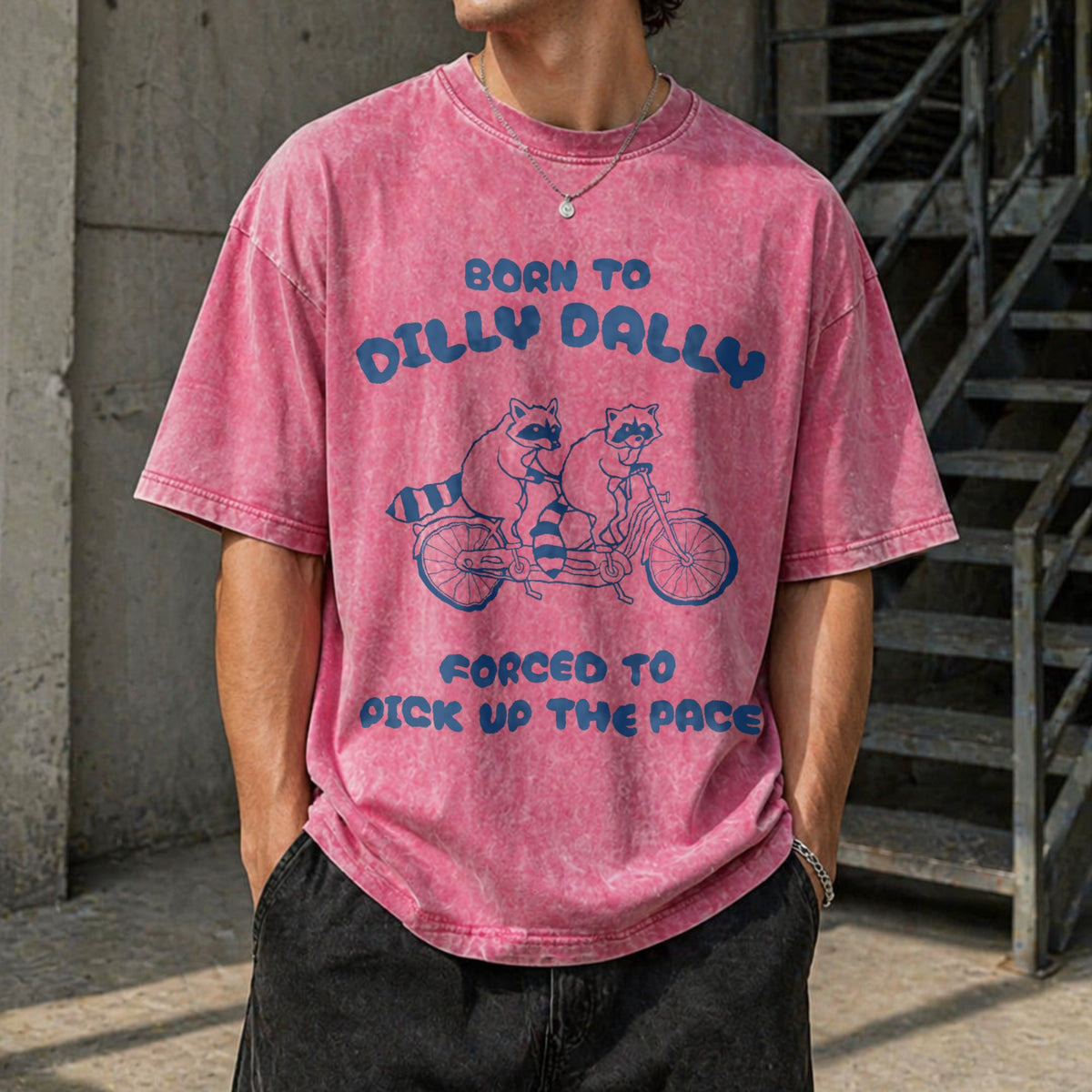 Born To Dilly Dally Vintage Washed T-Shirt product image 7