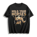 Funny Sarcastic Literal Hold Your Horses Strong Woman Boxy product image 1
