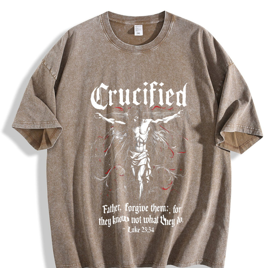Crucified 90s Vintage Washed T-Shirt product image 3