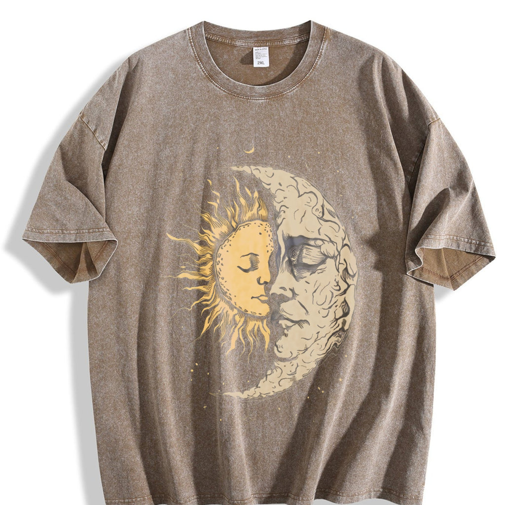 Mystical Sun And Moon Face Yin Yang Hippie Chic Hippy product image 3