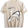 Shark Selfie With UFO 90s Vintage Washed T-Shirt product image 1