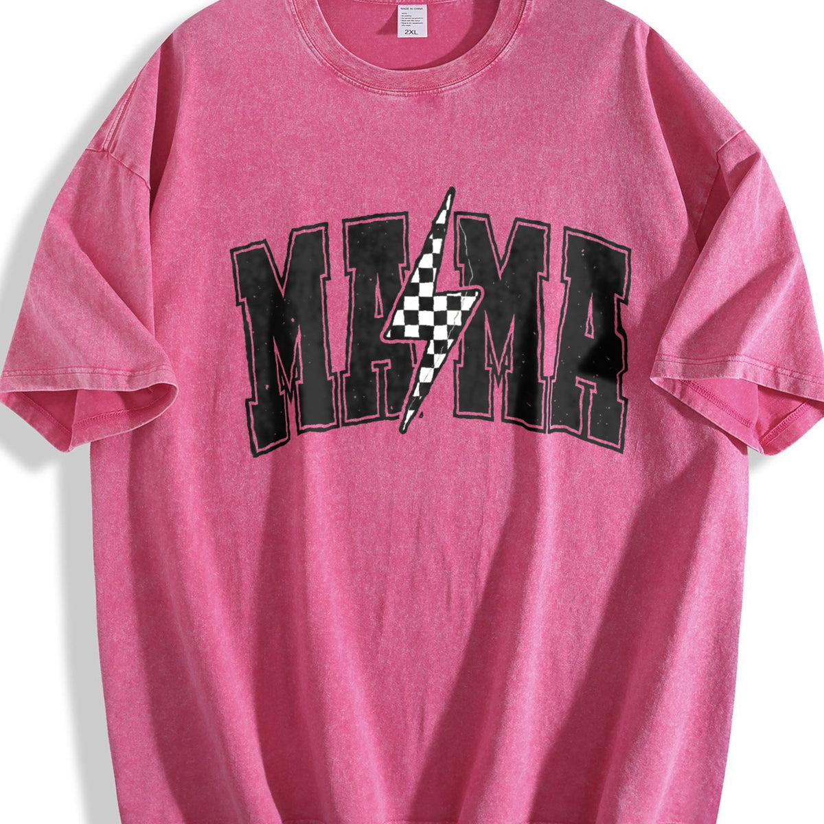 Mama Lightning Bolt Vintage Washed T-Shirt product image 5
