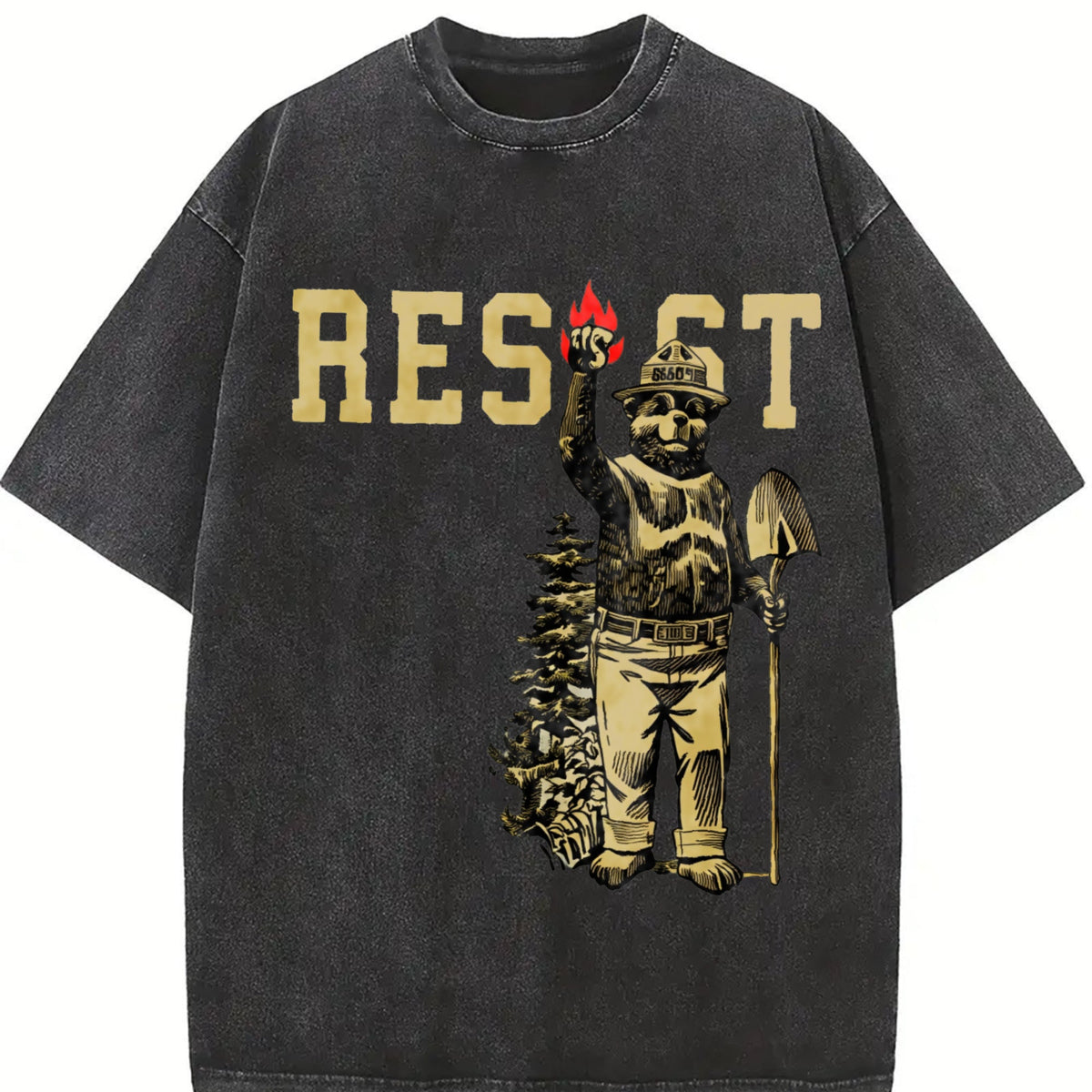 Smokey Bear Resist Vintage Washed T-Shirt product image 2