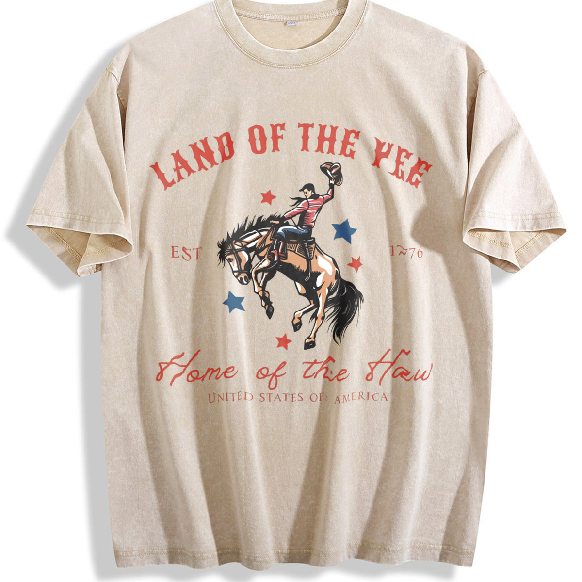 4th Of July USA Fourth Of Yee Haw Cowboy Western Vintage product image 1