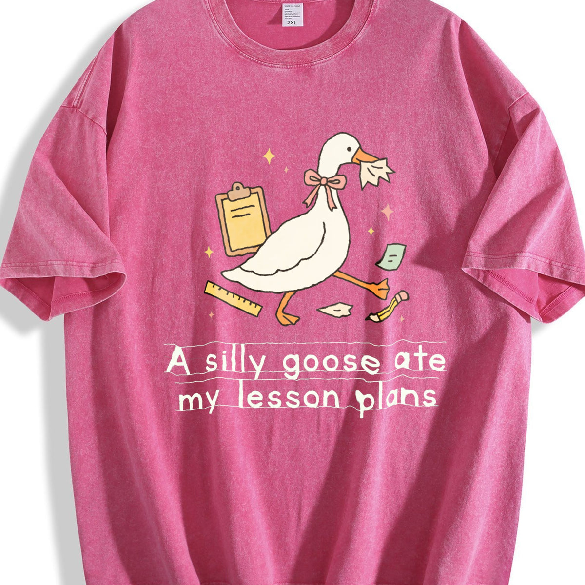 Silly Goose Ate My Lesson Plans Teacher Funny Vintage product image 5
