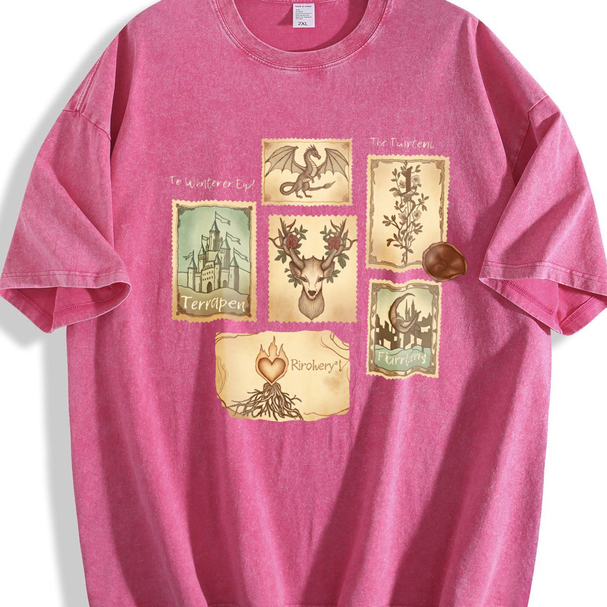 Thr0ne Of Glass Vintage Washed T-Shirt product image 5