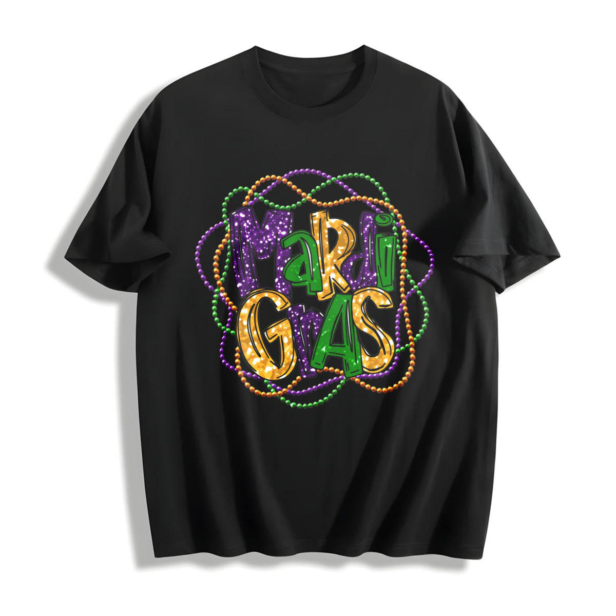 Mardi Gras Sporty Luokeren Approved Cotton T-Shirt product image 1