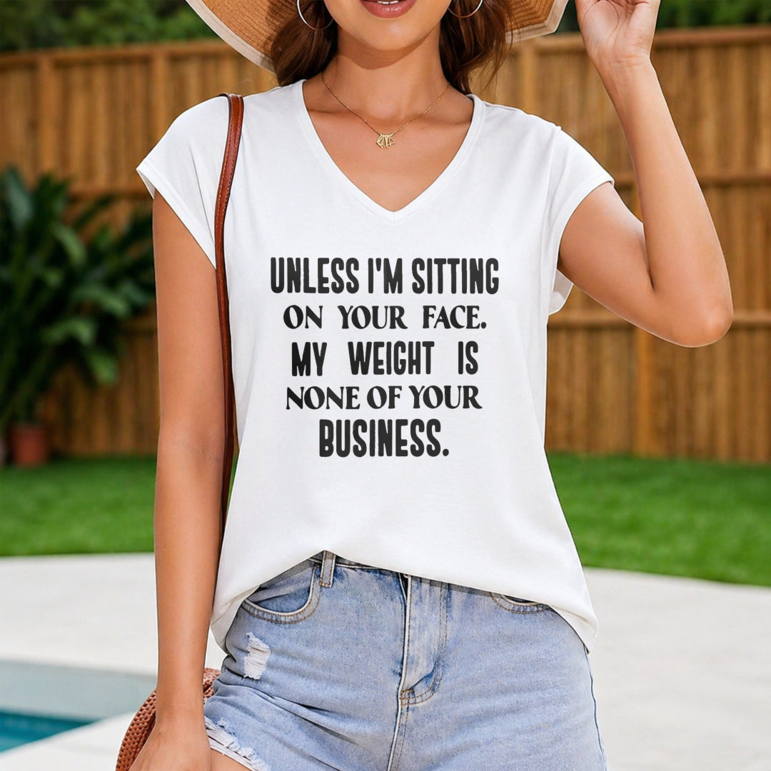 Dark Gray Coded With Women's V-Neck Tank Top