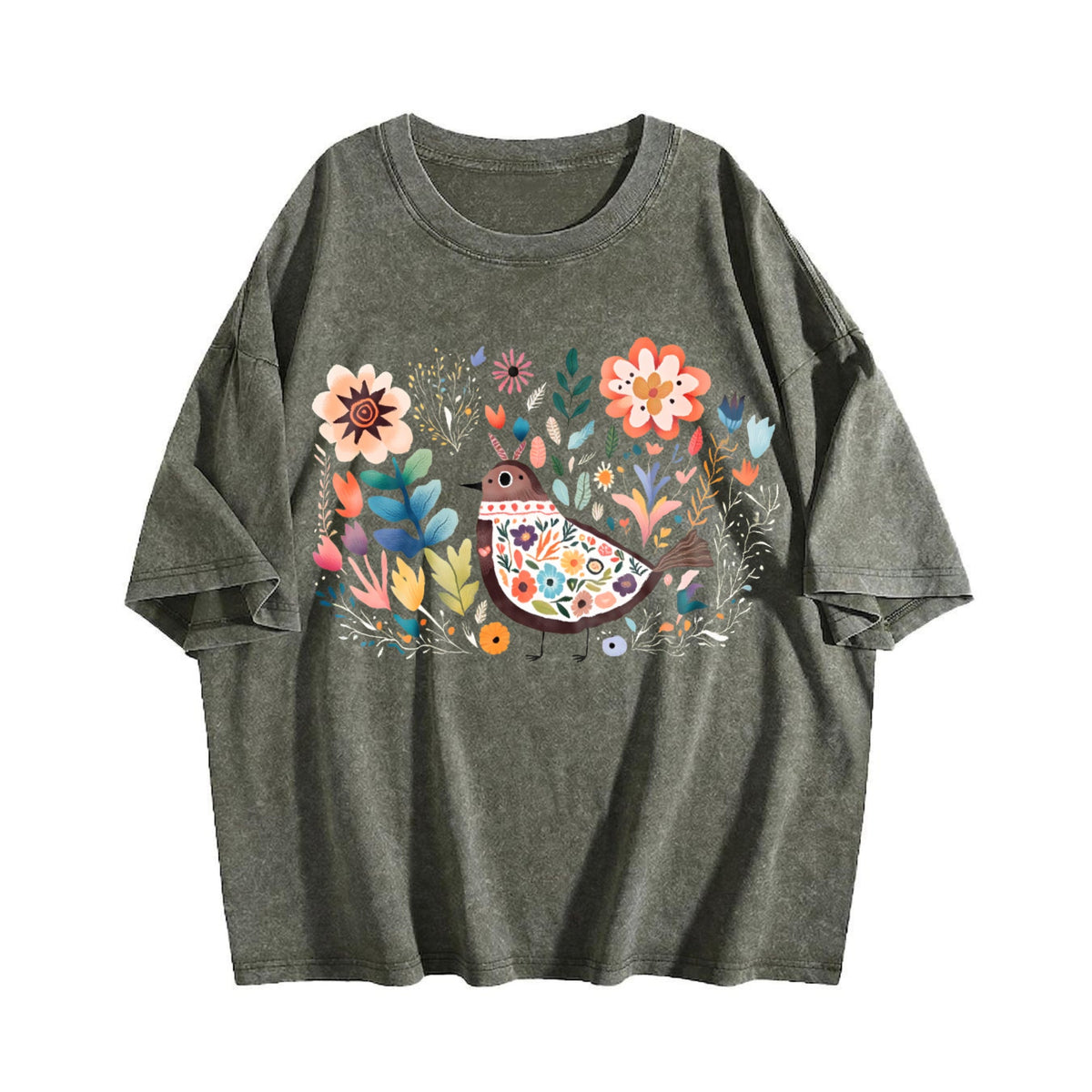 Mexican And Bohemian Vintage Washed T-Shirt product image 4