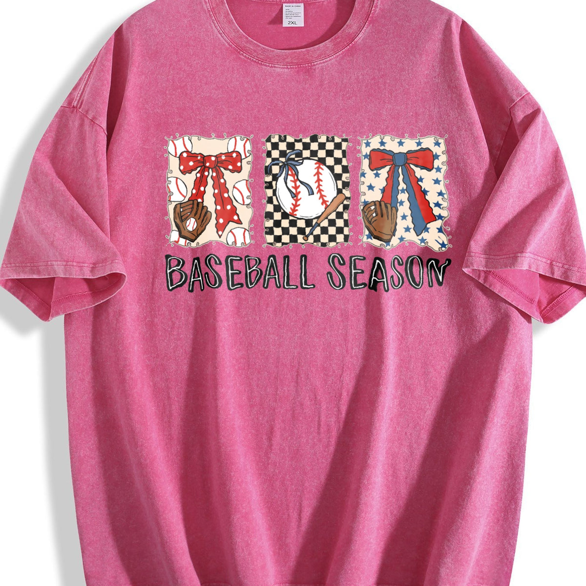 Preppy Baseball Coquette Brushstroke Game Day Vintage product image 5