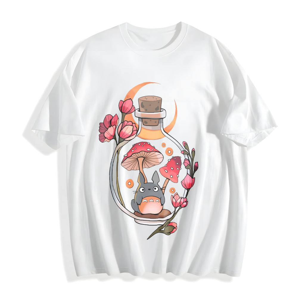 Totoro Mushroom Cotton T-Shirt product image 2