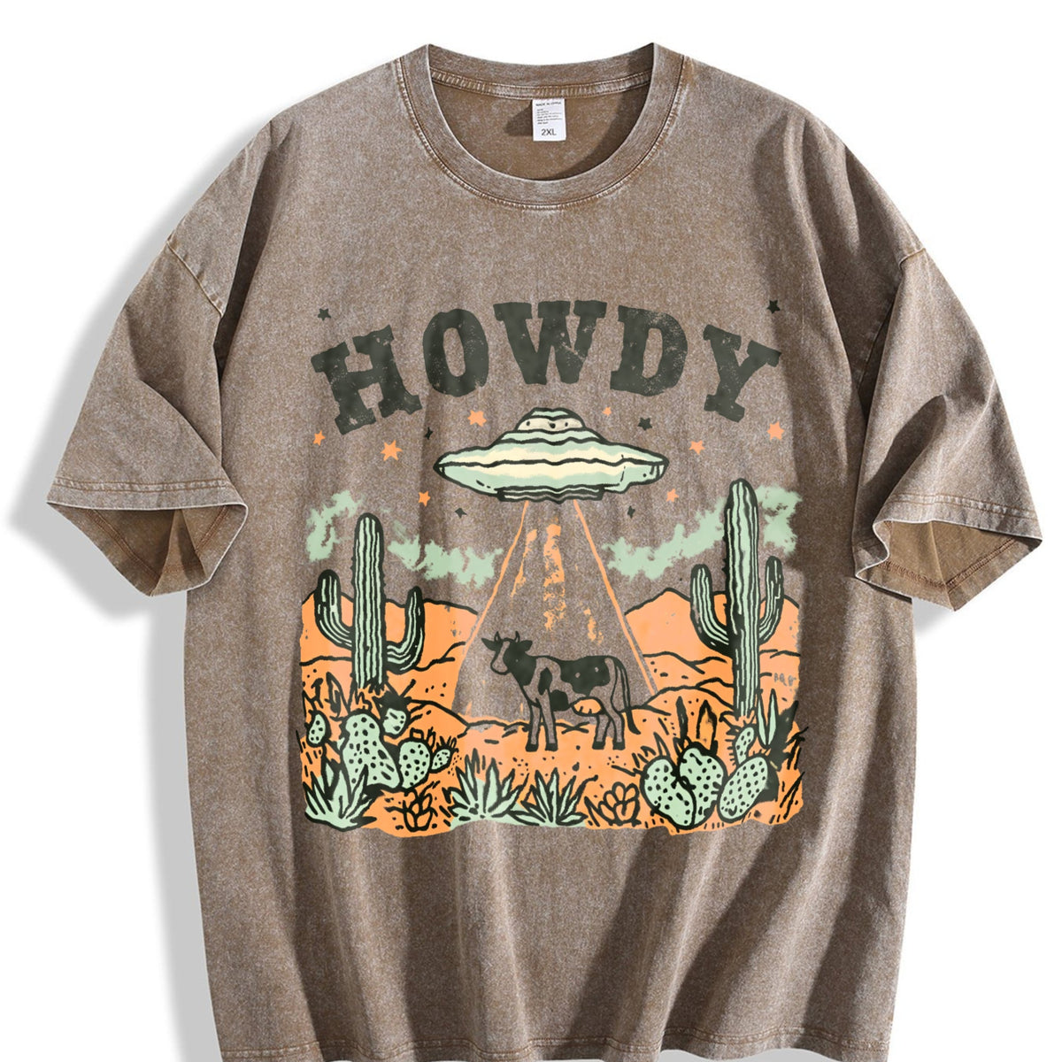 Howdy UFO Western Cow Cowboy 90s Desert Cactus Y2K Farm product image 3