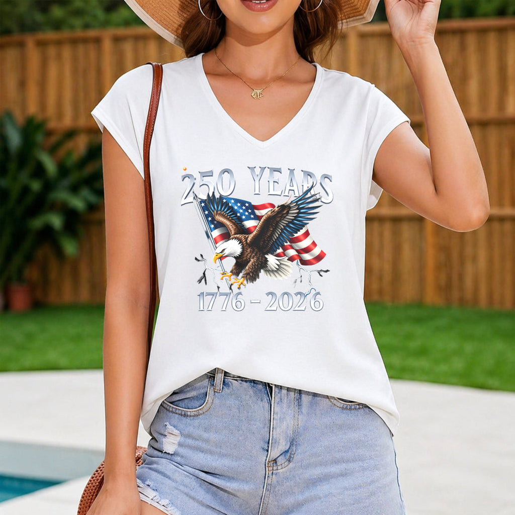 Letter Anime Women's V-Neck Tank Top