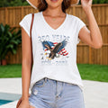 Letter Anime Women's V-Neck Tank Top