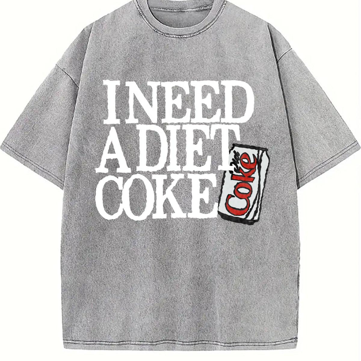 The Words 'i Need A Diet Choke' Vintage Washed T-Shirt product image 4