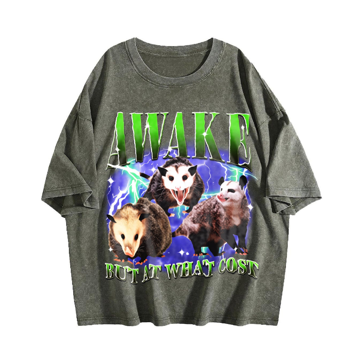 Awake But At What Cost Vintage Washed T-Shirt product image 4