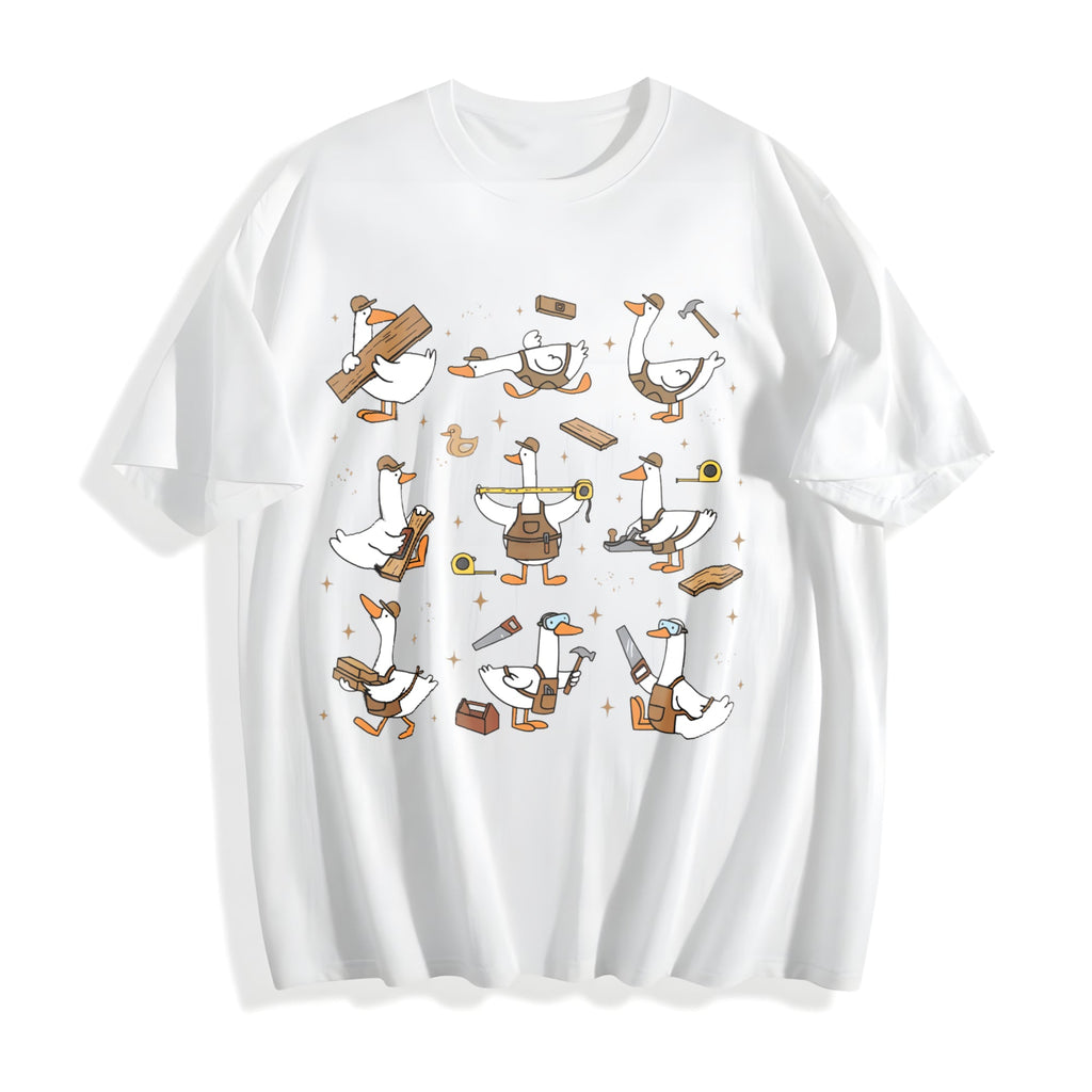 Silly Goose Woodworking Cotton T-Shirt product image 2