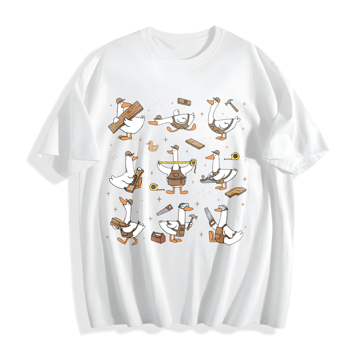Silly Goose Woodworking Cotton T-Shirt product image 2