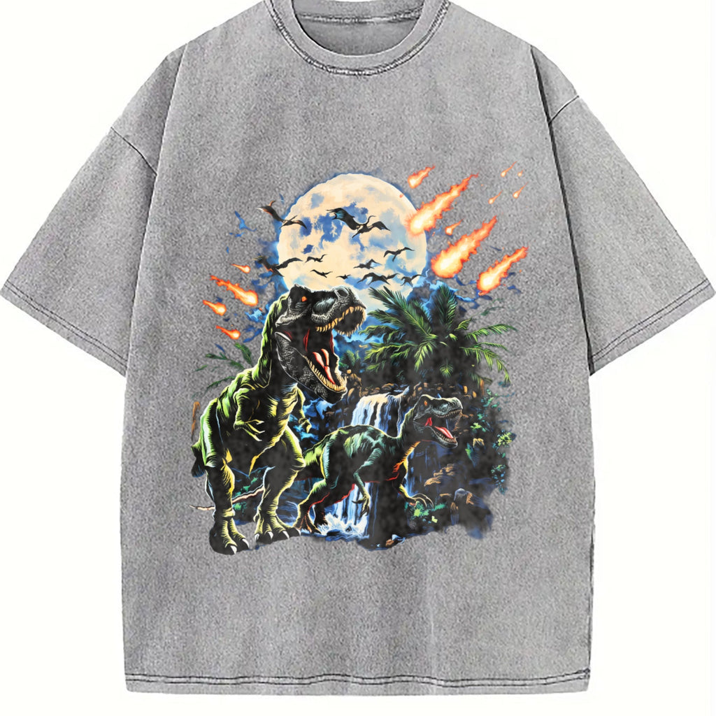 Dinosaur 90s Vintage Washed T-Shirt product image 5