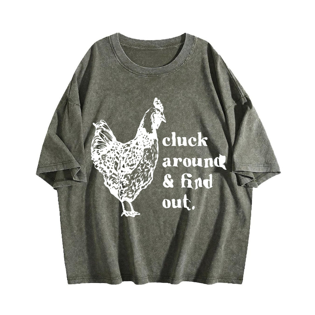 Chicken Vintage Washed T-Shirt product image 4