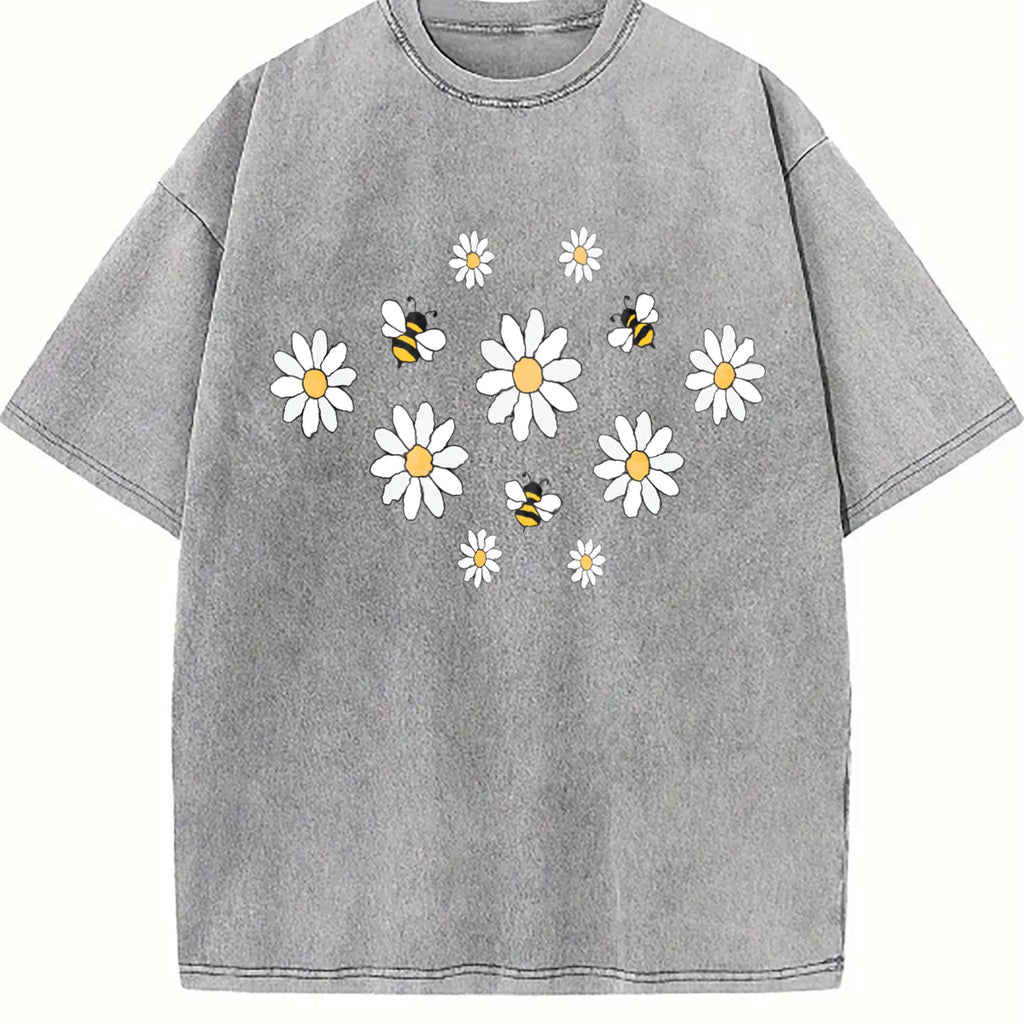 Daisy 90s Vintage Washed T-Shirt product image 5