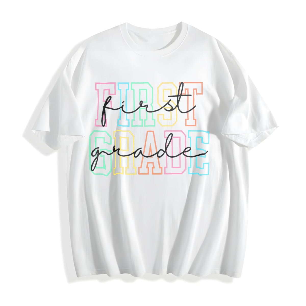 First Grade Teacher Cotton T-Shirt product image 2