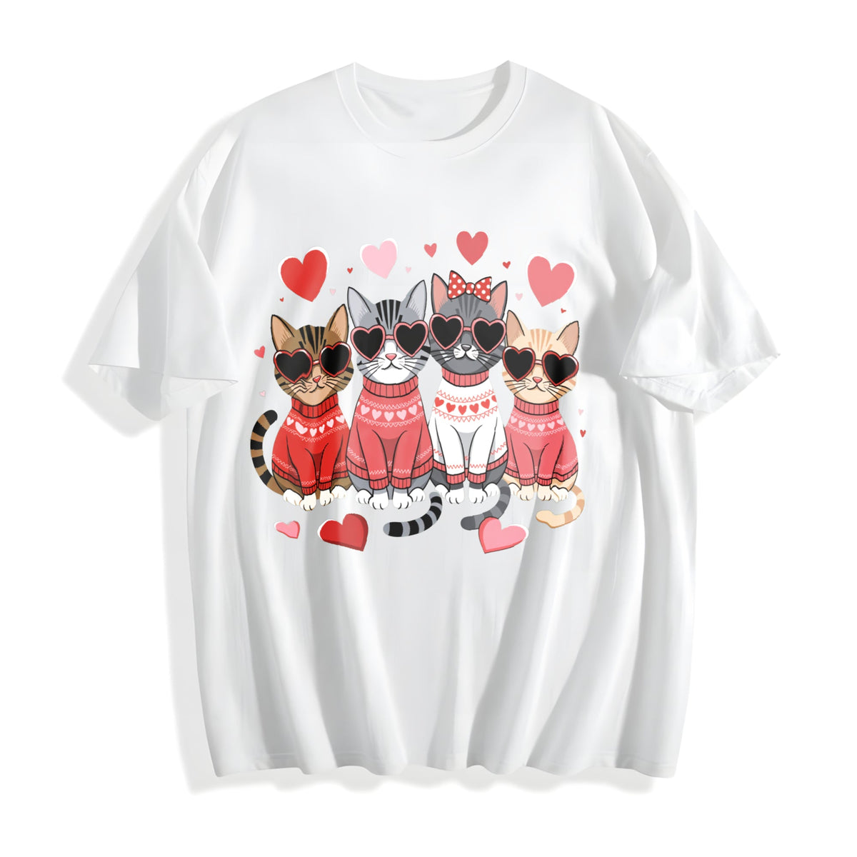 Valentine's Day : Winter A Cat With Heart-shaped Glasses product image 2