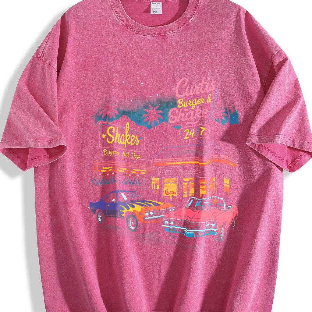 Muscle Car 90s Vintage Washed T-Shirt product image 7