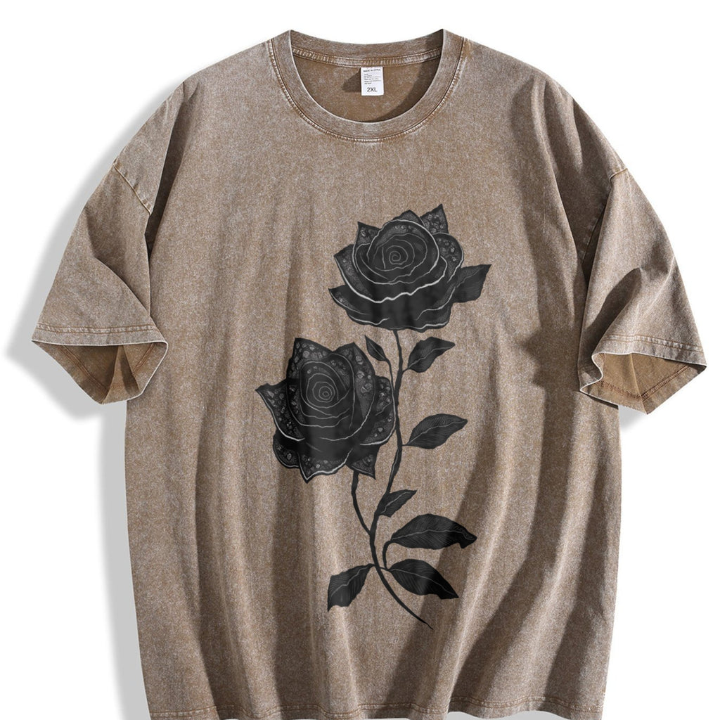 Dark Rose T Vintage Washed T-Shirt product image 3