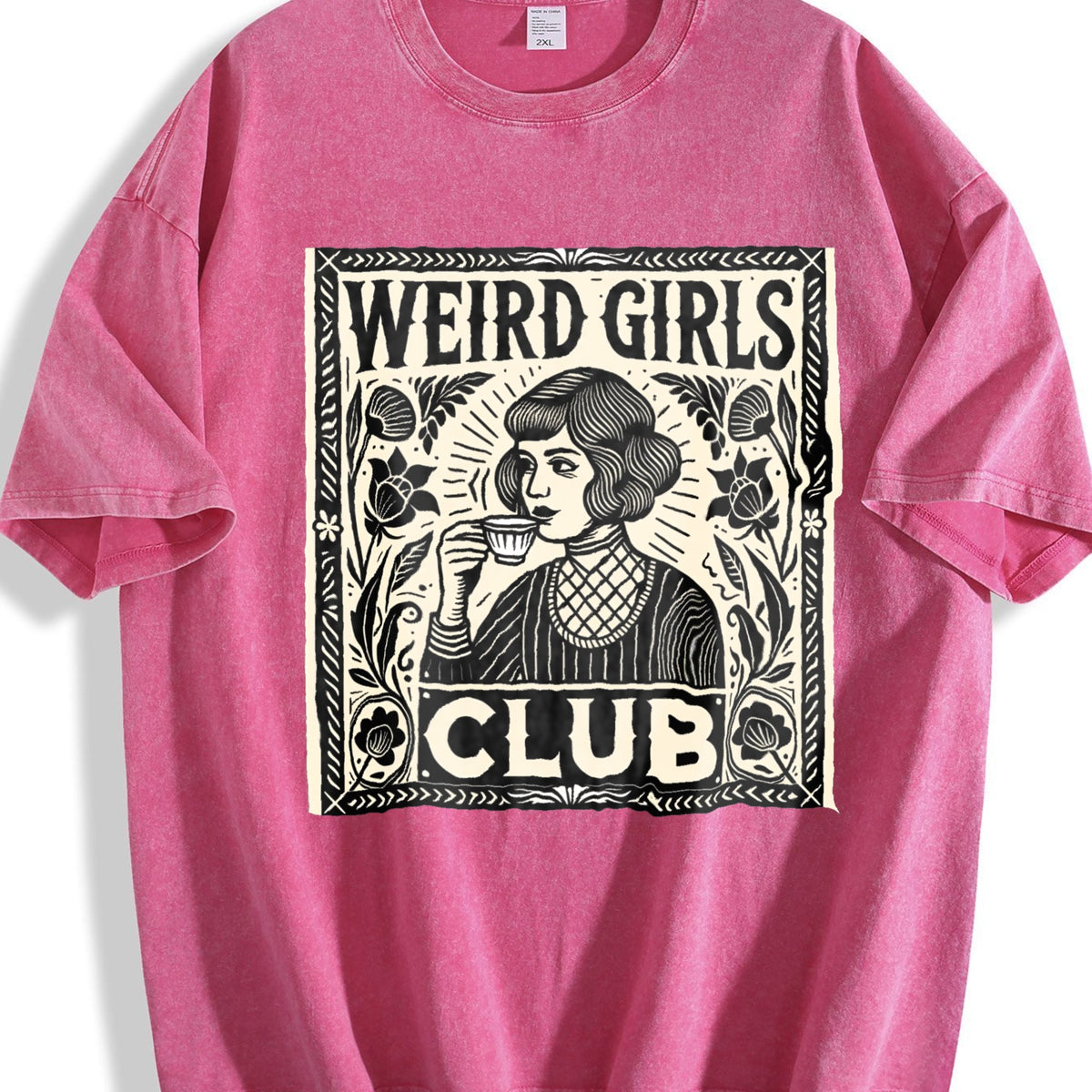 Weird Girls Club Vintage Washed T-Shirt product image 5