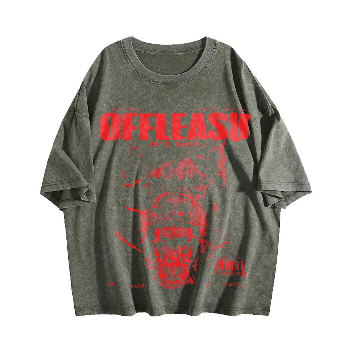 Doberman Dog Y2K Back - With Vintage Washed T-Shirt product image 4