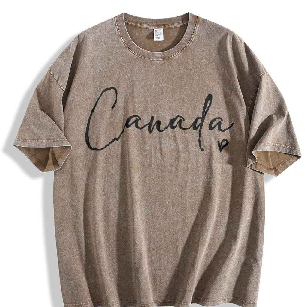 Letter Canada Summer Vintage Washed T-Shirt product image 3