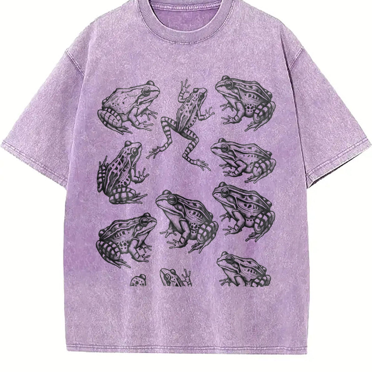 Frogs 90s Tattoo Vintage Washed T-Shirt product image 6