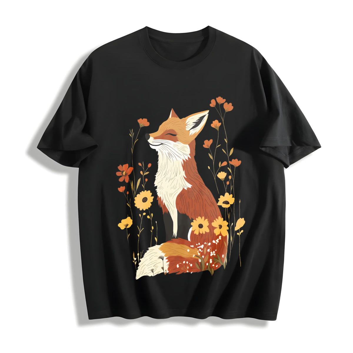 Summer Fox Cotton T-Shirt product image 1