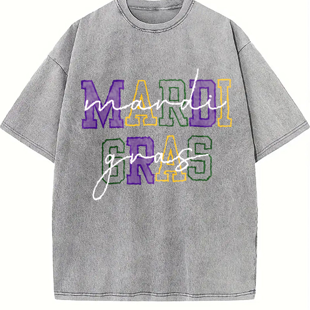 Mardi Gras Vintage Washed T-Shirt product image 4