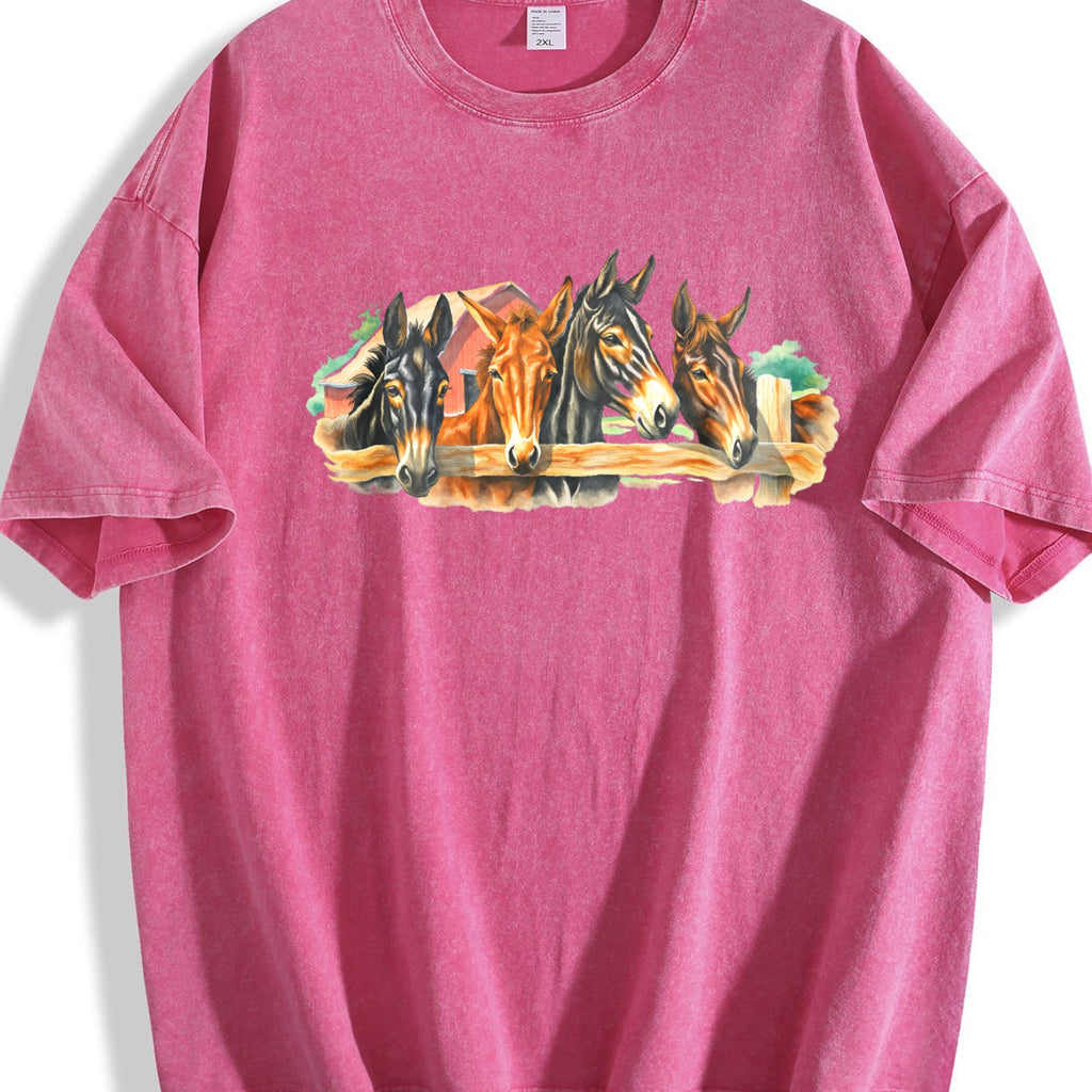 Farm Horse Vintage Washed T-Shirt product image 7